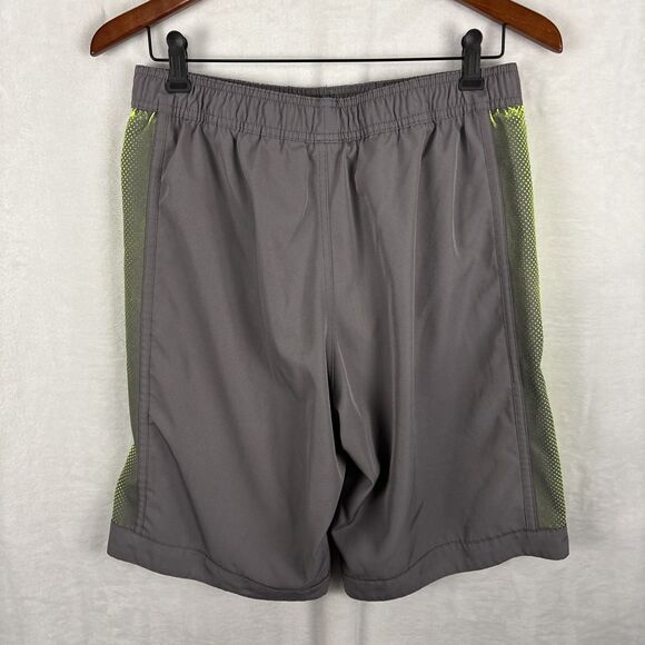 Nike Swim Trunks Volt Green Gray Mens Size Medium Inseam 10” - Picture 4 of 5